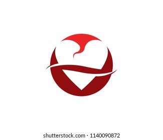 Love logo vector template