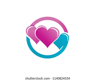 Love logo vector template