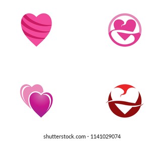 Love Logo Vector Template
