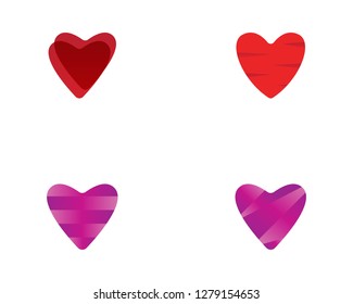 Love Logo Vector Template
