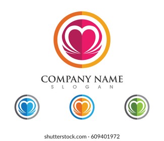 Love Logo Vector Template