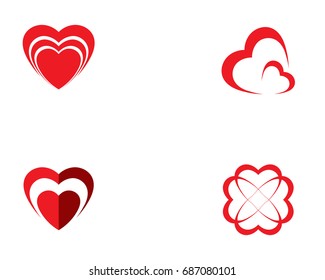 Love Logo Vector Template
