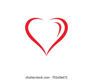 Love Logo Vector Template
