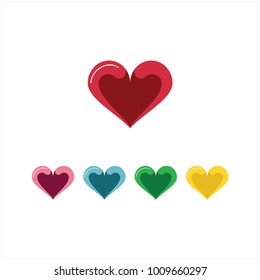 Love Logo Vector Template Design
