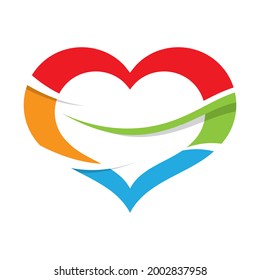 Logo-Vektorgrafik-Symboldesign lieben