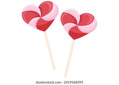 Love Lollipop Cute Valentine Day Sticker