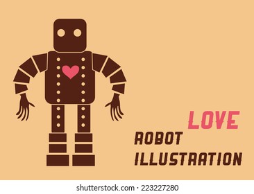Love machine Robot illustration