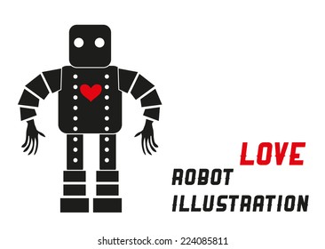 Love machine Robot illustration