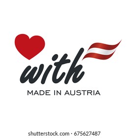 Love With Made in Austria logo icon