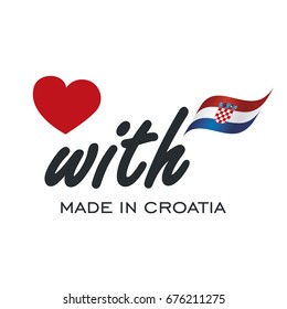 Love With Made in Croatia logo icon