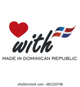 Love With Made in Dominican Republic logo icon
