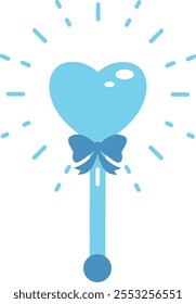 Love Magic Wand Vector Element