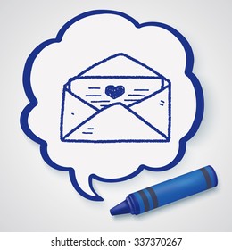 love mail doodle