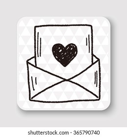 love mail doodle