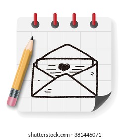 love mail doodle