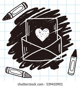 love mail doodle