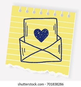 love mail doodle
