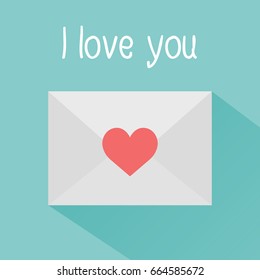 love mail, postcard heart