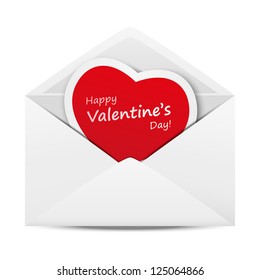 Love mail with Valentine card