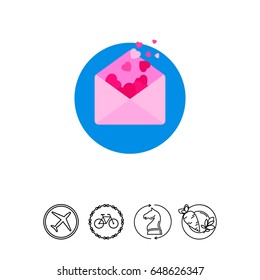 Love Mail Vector Icon