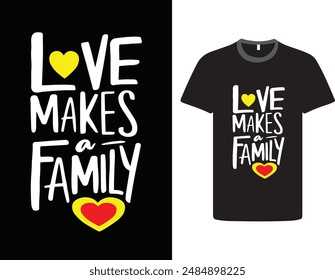 Liebe macht Familie, T-Shirt-Design