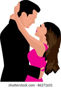 Love. Man and woman. Two.