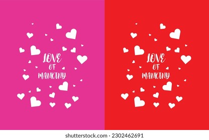 Love is Mankind T-Shirt Design