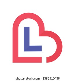 Love Mark Logo Design Template