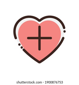 Love Math Some Modern Icon Vector for social media, Stories, Logos, professional presentations at school and companies, advertising campaigns, brands, badges, stickers, decor, and other smart uses