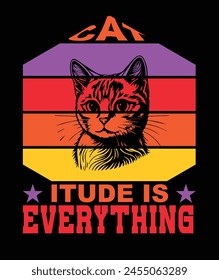 Love me love my cat t-shirt design