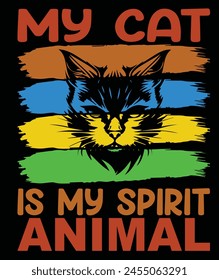 Love me love my cat t-shirt design