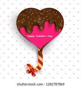 love with melted chocolate