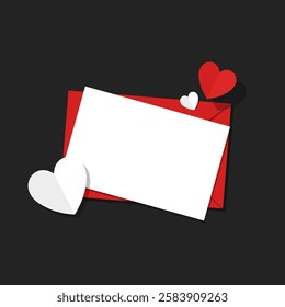 love message. confession of love. love. vector