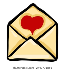Love Message - Hand Drawn Doodle Icon