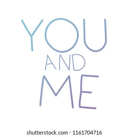 love message with hand made font