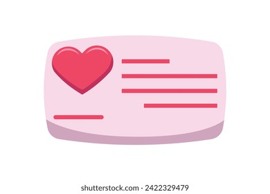 Love Message Happy Valentine Day Sticker