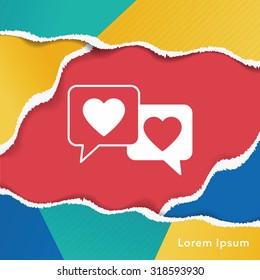 love message icon
