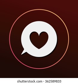 love message icon