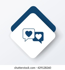 love message icon