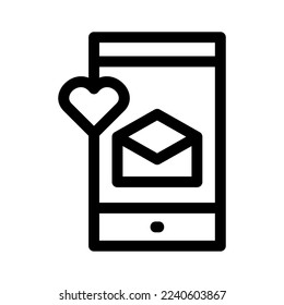 love message icon or logo isolated sign symbol vector illustration - high quality black style vector icons
