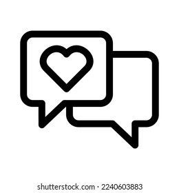 love message icon or logo isolated sign symbol vector illustration - high quality black style vector icons

