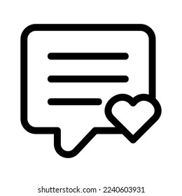 love message icon or logo isolated sign symbol vector illustration - high quality black style vector icons
