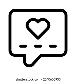 love message icon or logo isolated sign symbol vector illustration - high quality black style vector icons

