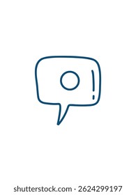 love message icon, vector illustration
