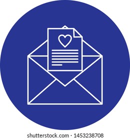 Love Message icon for your project
