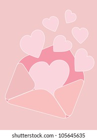 Love message illustration