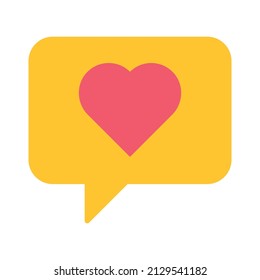 Love message Vector icon which is suitable for commercial work and easily modify or edit it

