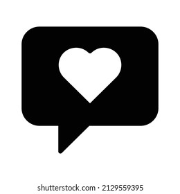 Love message Vector icon which is suitable for commercial work and easily modify or edit it

