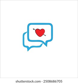 love messages icon vector art