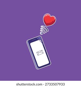love messages using smart phones supported by good wifi speed